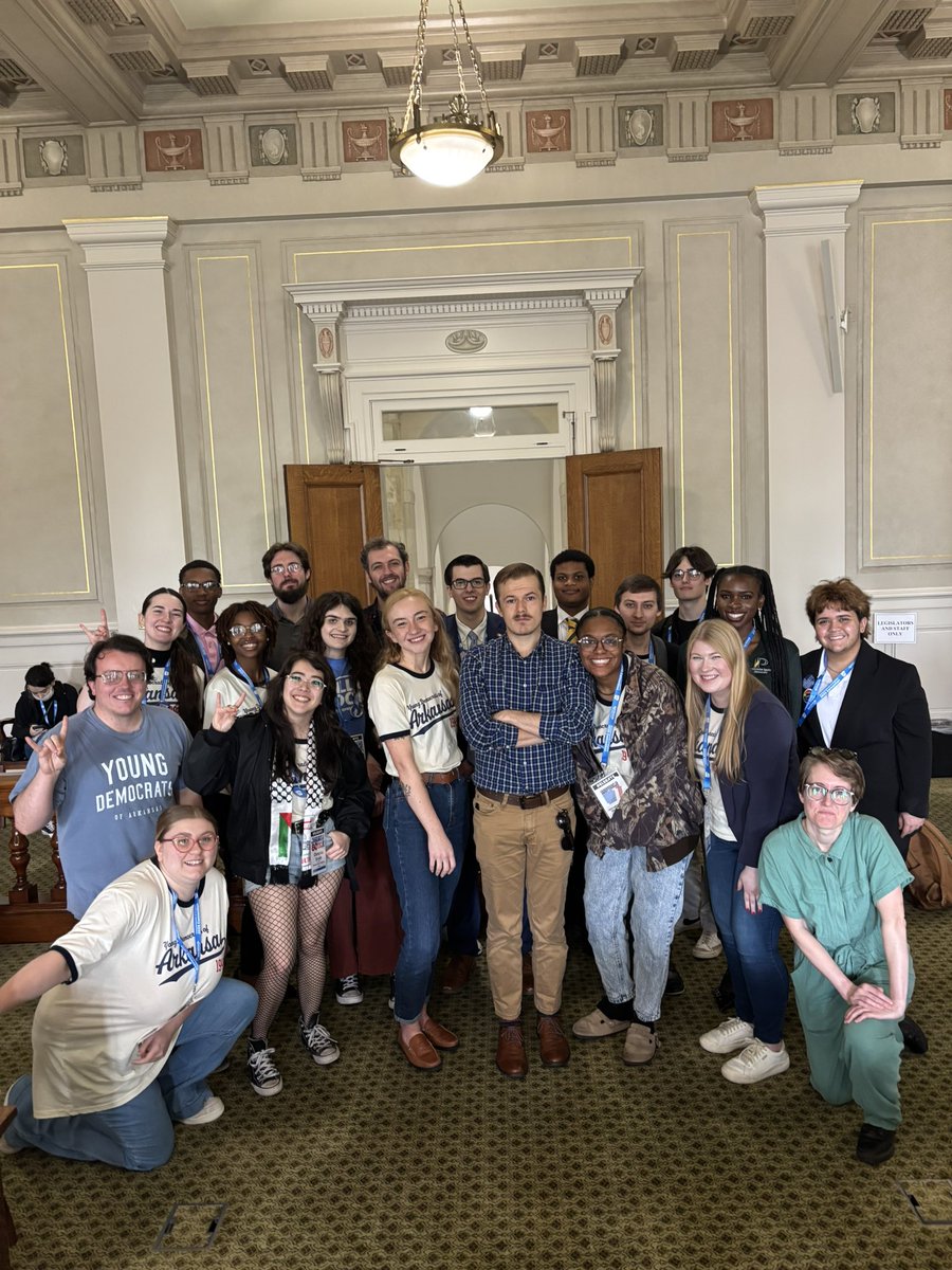 CookforAR's tweet image. President of the Young Democrats of Arkansas ✅

Thanks to all who attended and stepped up to lead at our 80th annual convention in Little Rock! #arpx