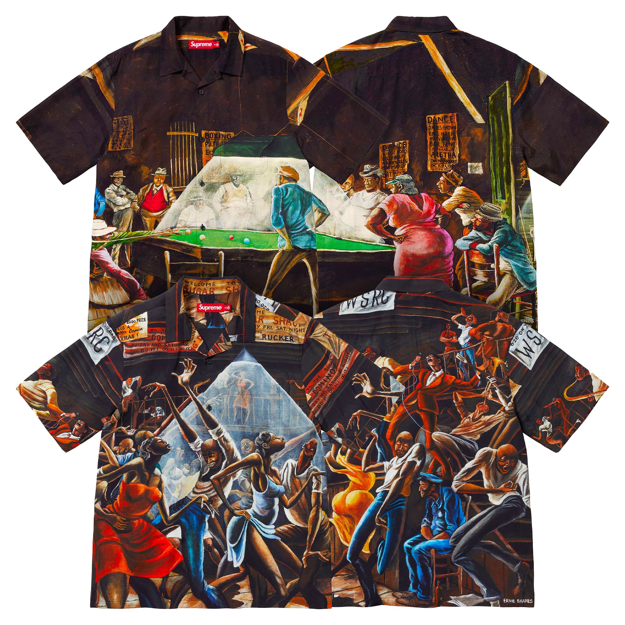 トップス Supreme Ernie Barnes S/S Shirt Dance Supreme Ernie Barnes S S Shirt (SS25) - $178