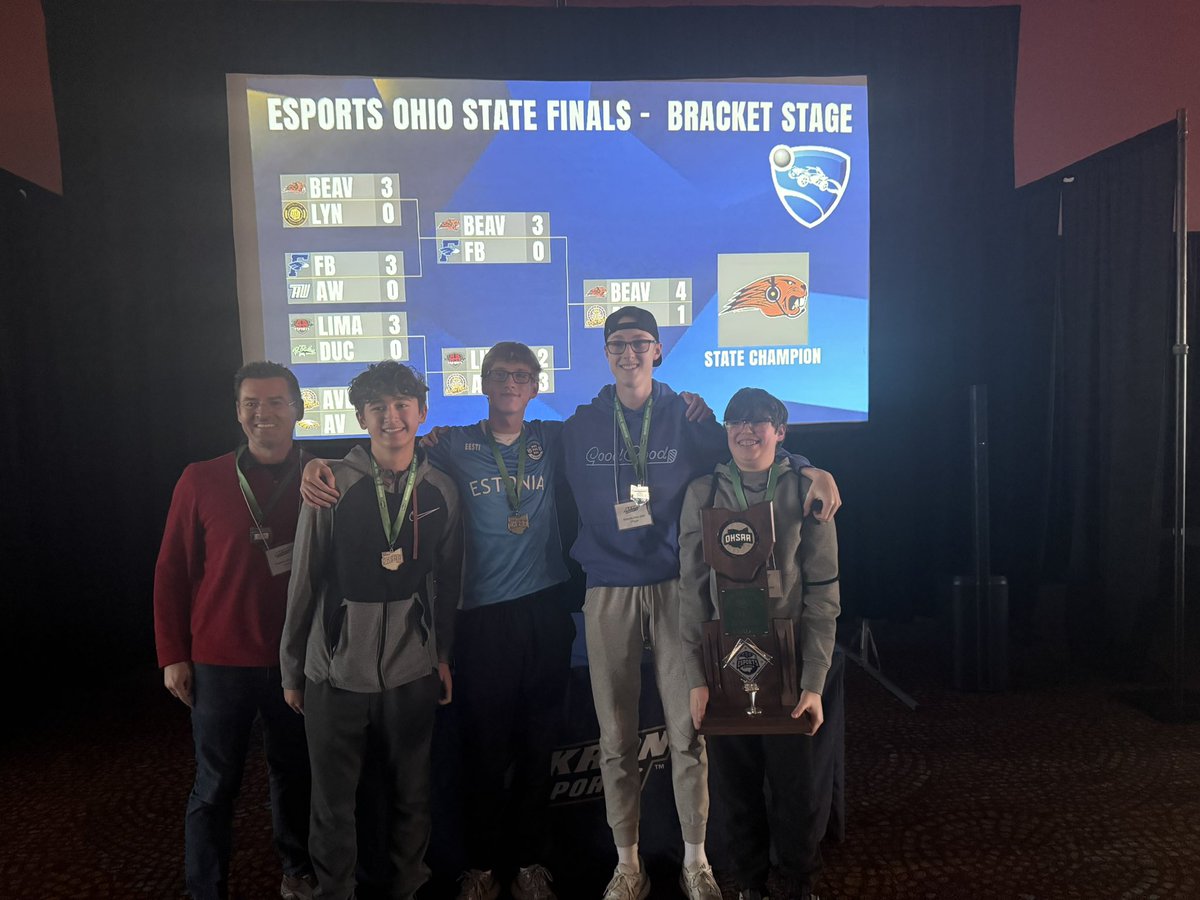 Esports Ohio (@esports_ohio) on Twitter photo We have our Esports Ohio Rocket League Winner and Runner-Up for the 2025 Season! <a href="/OHSAASports/">OHSAA Sports</a>
🏆 Champion: Beavercreek
🥈 Runner-Up: Avon Lake We have our Esports Ohio Rocket League Winner and Runner-Up for the 2025 Season! <a href="/OHSAASports/">OHSAA Sports</a>
🏆 Champion: Beavercreek
🥈 Runner-Up: Avon Lake