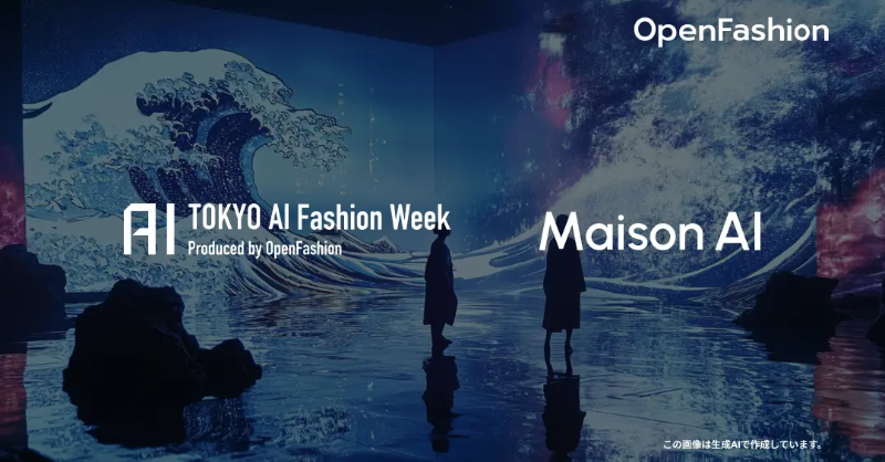 openfashion_jp's tweet photo. ／
先着500名様限定！Maison AI無償提供決定
＼

TOKYO AI Fashion Week開催記念✨
先着500名様限定で期間中無料でご利用いただけます！

▼詳細は画像をタップ
#TAFW #AIファッション #MaisonAI #GAI