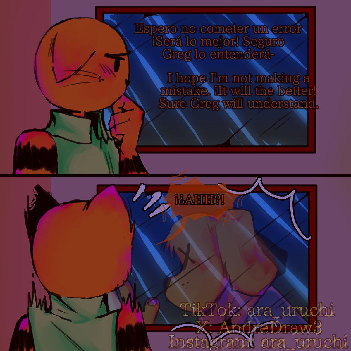 AndreDraw3's tweet image. "No te vayas" Querelles-AU 2/4
El cambio de la marca de agua es pa que no lo re-suban xD
#dogman #peteyxdogman #Petey #dogmanau #detey