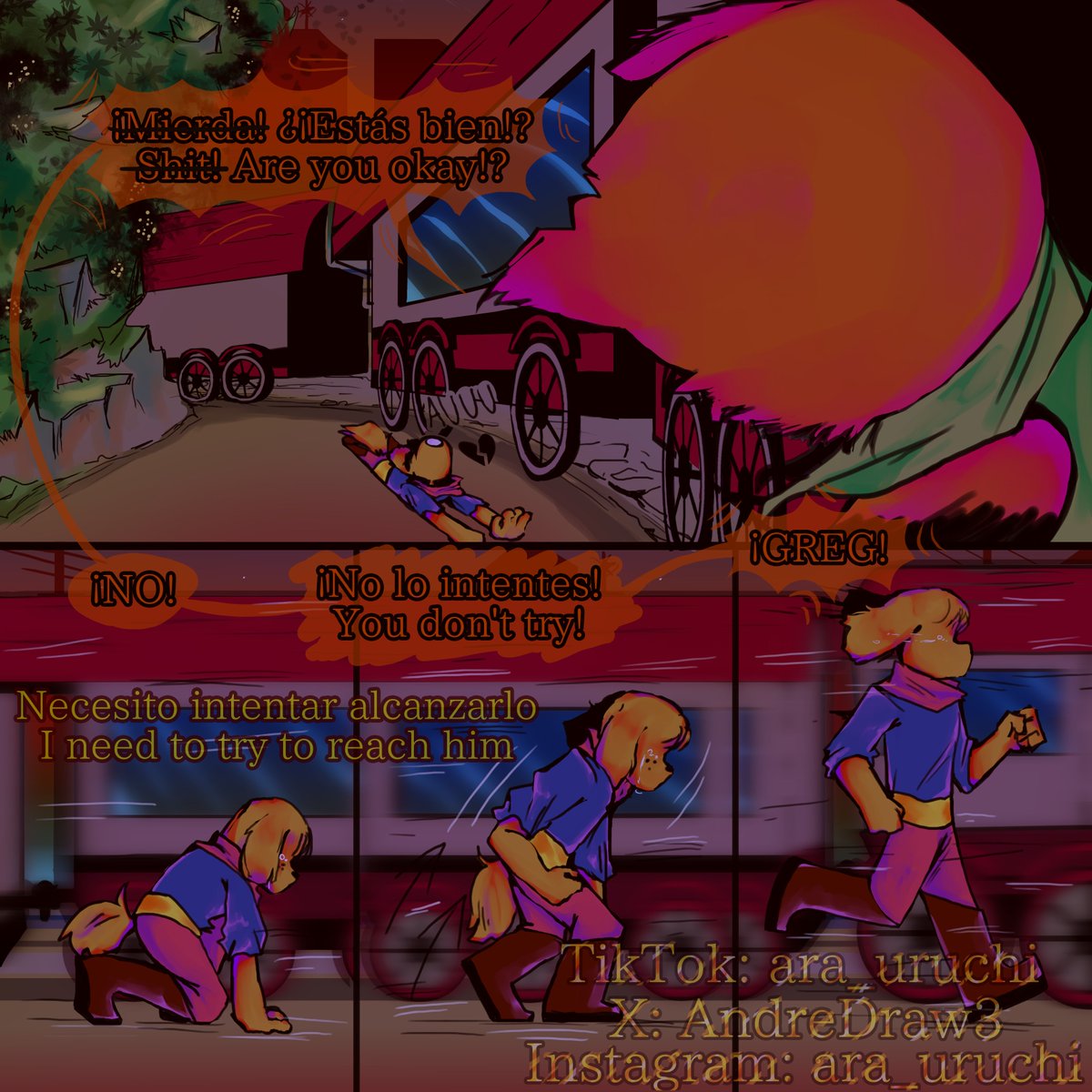 AndreDraw3's tweet image. "No te vayas" Querelles-AU 2/4
El cambio de la marca de agua es pa que no lo re-suban xD
#dogman #peteyxdogman #Petey #dogmanau #detey