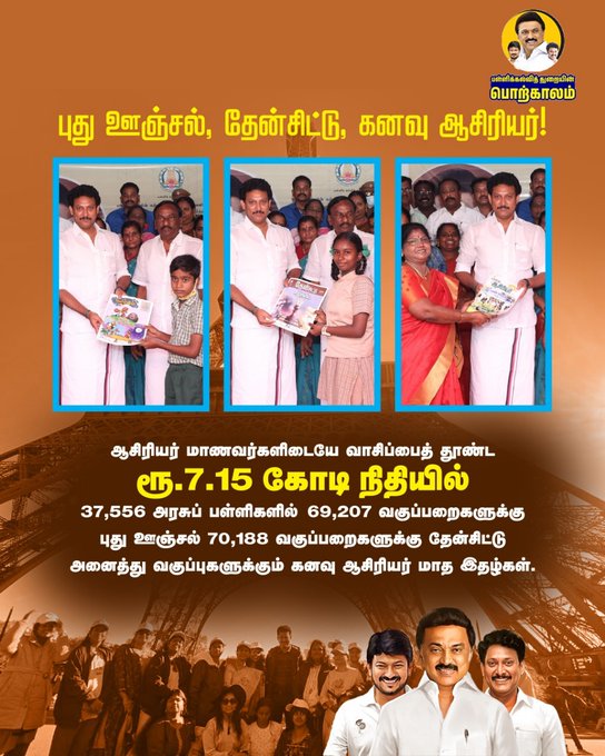புது ஊஞ்சல், தேன்சிட்டு, கனவு ஆசிரியர்! 