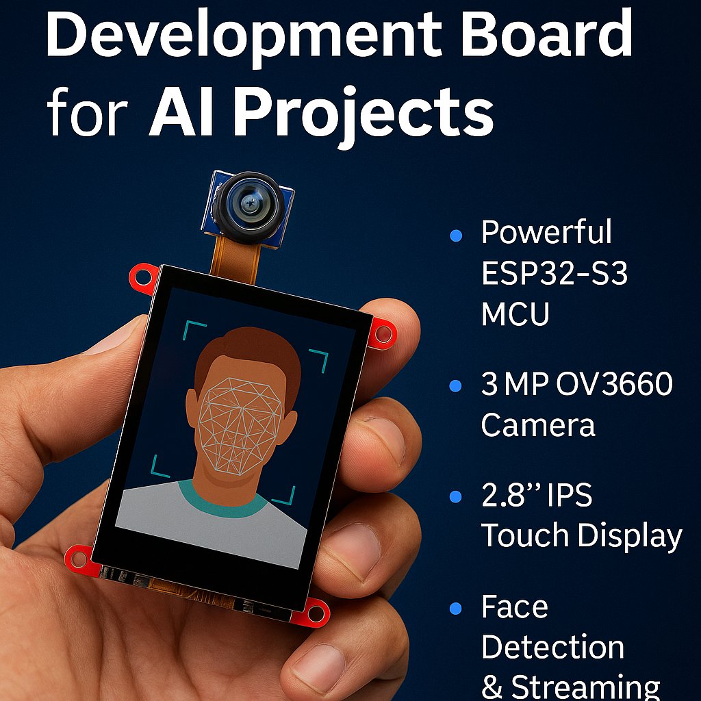 MakerfabsTech's tweet image. 🔥 Excited to see our MaTouch 2.8" Display Module with Camera in action by @IMtechiesms !
Perfect for building next-gen #AI & #IoT projects with #ESP32S3! 💥
Thanks for the amazing review and inspiring ideas! 🙌
👉 Watch the full video here:
youtube.com/watch?v=LsTkXn…
👉 Learn…