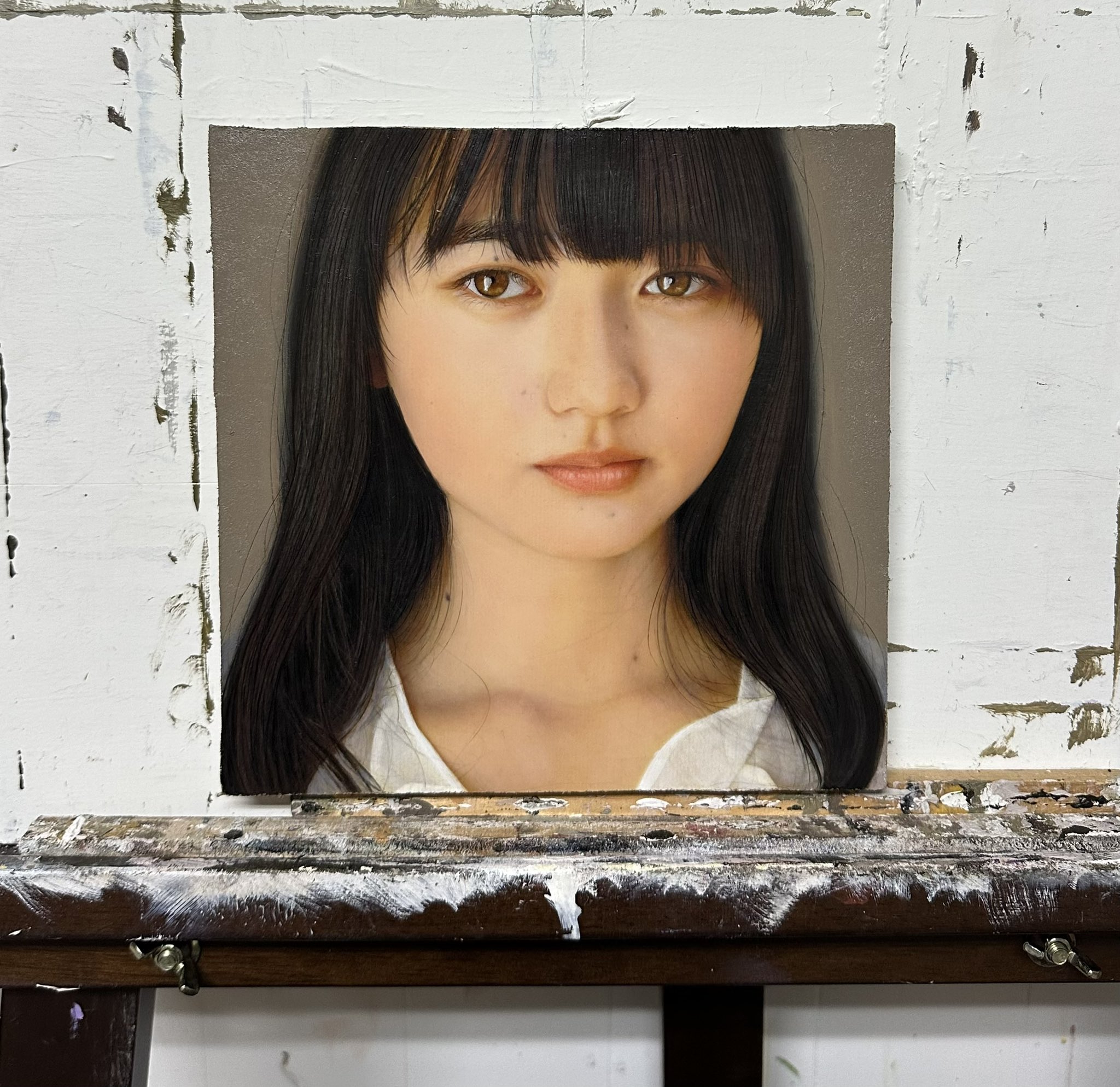 真作保証】大田和亜咲宜 重なる時間 油彩画 EC589 真作保証】大田和亜