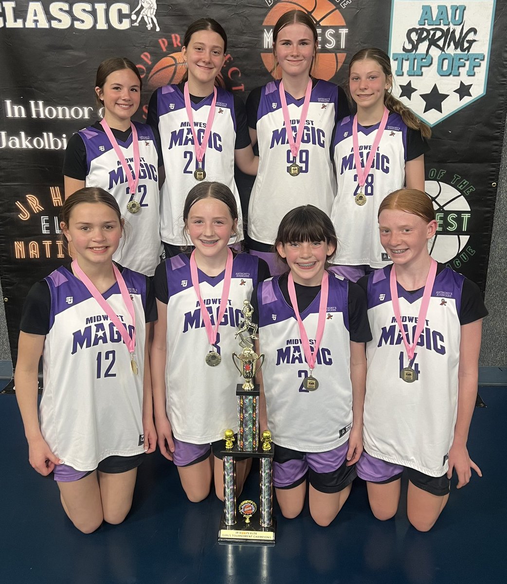 Midwest_Magic_Basketball (@midwest_magic_) on Twitter photo These girls can play💯🔥 BOTH teams took the 🛳️ making it an undefeated weekend‼️
<a href="/NiaImala/">Nia Imala</a> <a href="/elinhindman/">Elin</a> <a href="/LainieAlaniz/">Lainie A</a> <a href="/frankie_decarlo/">Frankie DeCarlo</a> <a href="/jrhoopselite_/">JR HOOPS ELITE</a> These girls can play💯🔥 BOTH teams took the 🛳️ making it an undefeated weekend‼️
<a href="/NiaImala/">Nia Imala</a> <a href="/elinhindman/">Elin</a> <a href="/LainieAlaniz/">Lainie A</a> <a href="/frankie_decarlo/">Frankie DeCarlo</a> <a href="/jrhoopselite_/">JR HOOPS ELITE</a>