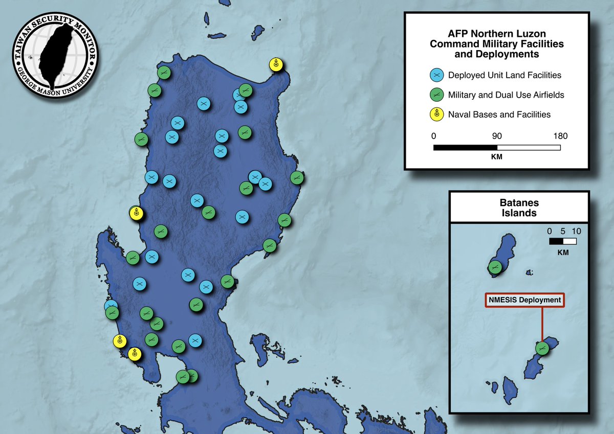 TaiwanMonitor's tweet image. As Balikatan 2025 continues, AFP Chief of Staff Gen. Romeo Brawner recently underscored the "inevitability" of Philippine involvement in a Taiwan conflict, citing 250,000 overseas Filipino workers in Taiwan. 

The Northern Luzon Command's strategic position is pivotal, as joint…