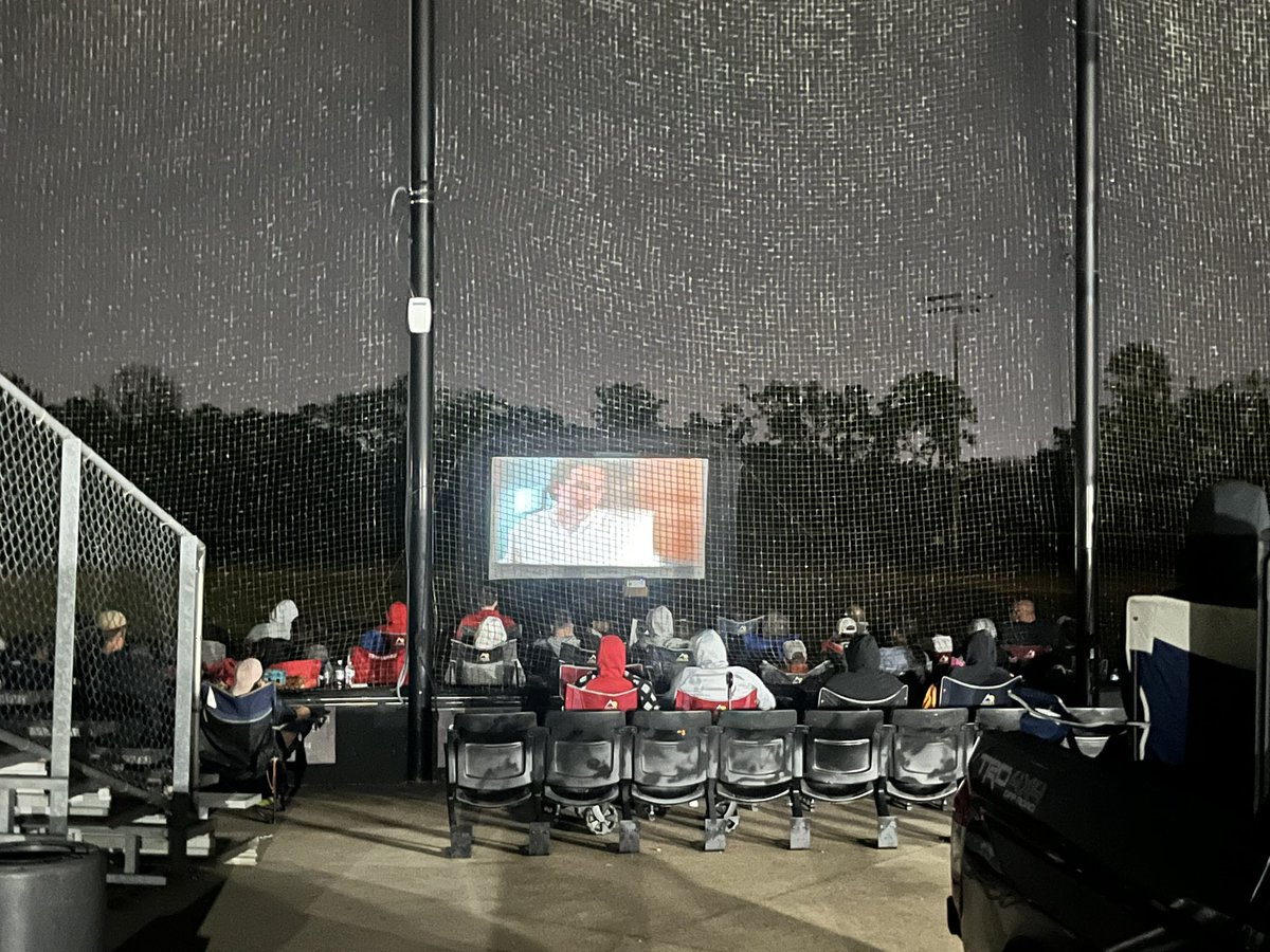Had the boys out to have a catch with dad and watch “Field of Dreams” on the field. Pretty awesome night.