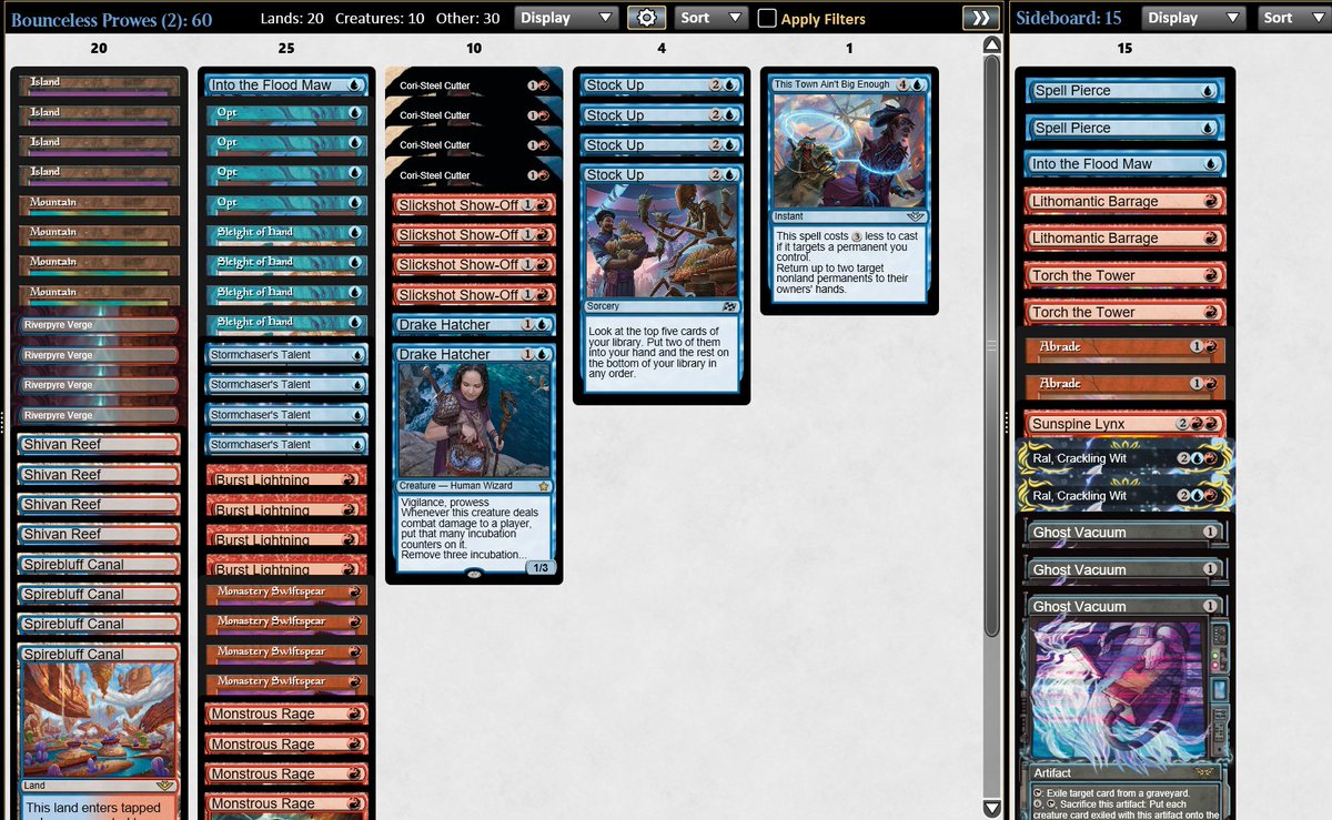 YungDingo (@yungdingomtg) on Twitter photo Top 8'd today's standard challenge with not UW control =(
I don't normally post matchups but I'll make an exception for the flourishing format
R1: Prowess π±πββοΈπ±
R2: Prowess πββοΈπββοΈ
R3: Prowess πββοΈπ±πββοΈ
R4: Mice πββοΈπββοΈ
R5: Prowess π±πββοΈπββοΈ
R6: Mice πββοΈπββοΈ
R7: Prowess πββοΈπββοΈ
QF: Prowess π±π± Top 8'd today's standard challenge with not UW control =(
I don't normally post matchups but I'll make an exception for the flourishing format
R1: Prowess π±πββοΈπ±
R2: Prowess πββοΈπββοΈ
R3: Prowess πββοΈπ±πββοΈ
R4: Mice πββοΈπββοΈ
R5: Prowess π±πββοΈπββοΈ
R6: Mice πββοΈπββοΈ
R7: Prowess πββοΈπββοΈ
QF: Prowess π±π±