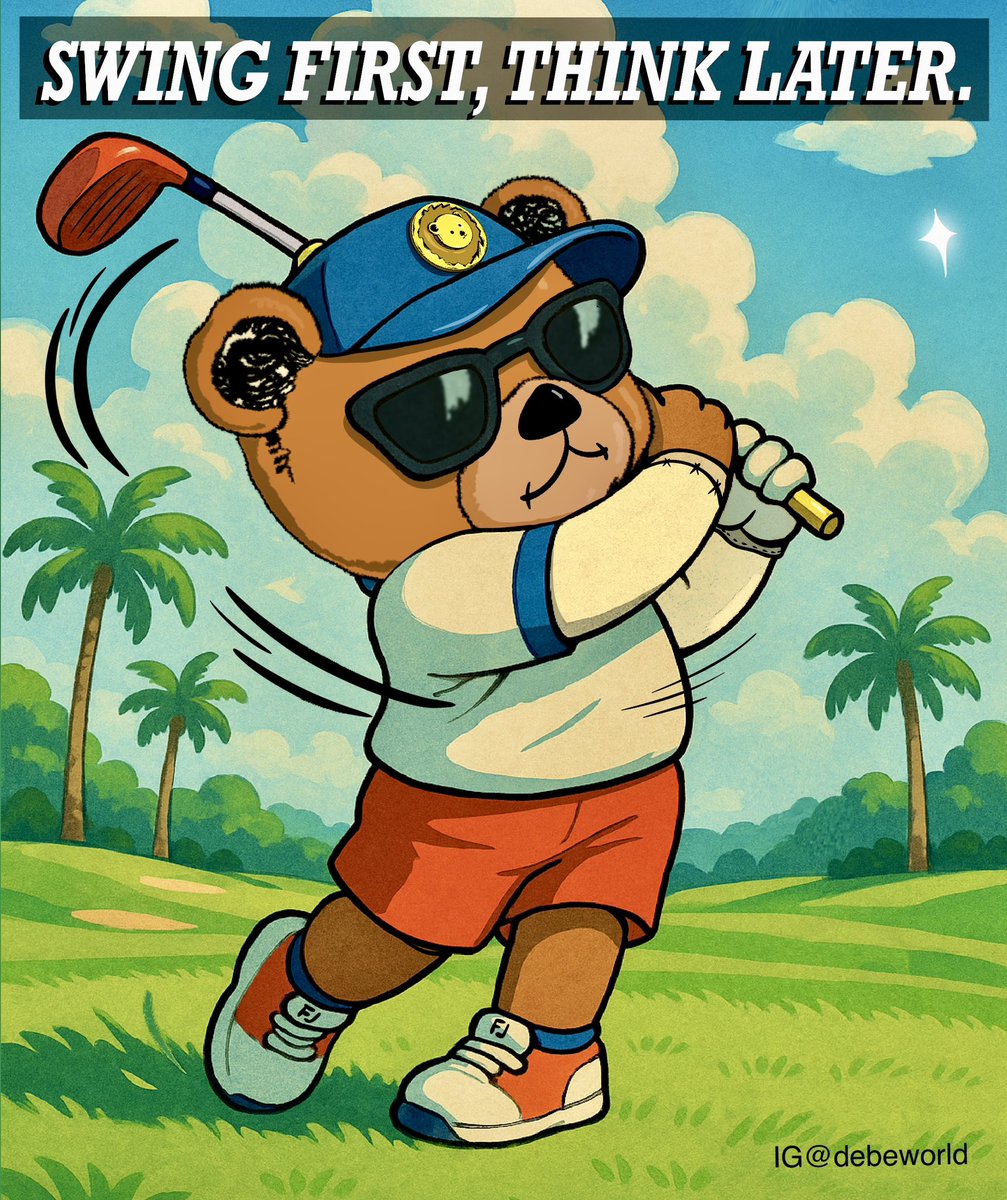 debe_world's tweet photo. โSWING FIRST, THINK LATER.โ
- collaboration with @chatgpt 4o
#art #digitalart #procreate #ai #visualart #meme #aiartist #aiart #swing #chatgpt #aiartists #collaboration #debear #notaiart #golfmeme #pga #golf #footjoy #golflife #titleist #golfcourse #titleistgolf #pgatour https://t.co/Va9DkNoFER