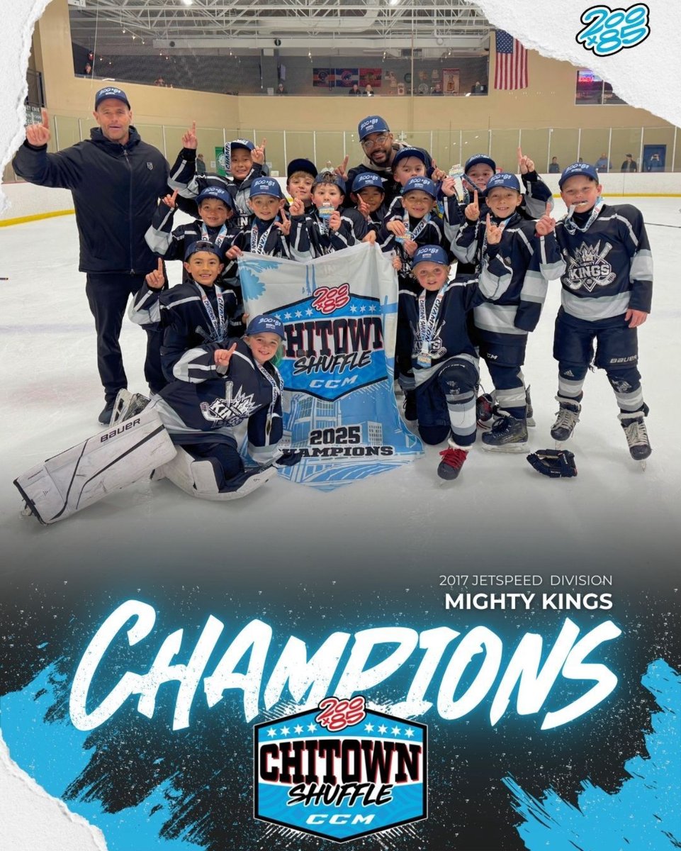 Congratulations to the Stephane Desjardins- &amp; John Hannah-led Mighty Kings 2017 spring team, which celebrated the championship in its division at this year's 200x85 ChiTown Shuffle! 😎