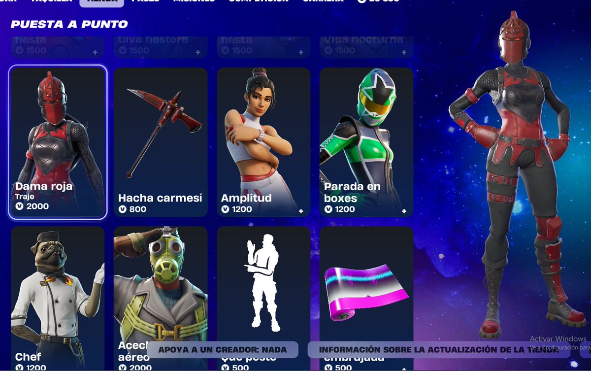 LeonPeruStore's tweet image. ⭐𝐅𝐎𝐑𝐓𝐍𝐈𝐓𝐄 𝐒𝐊𝐈𝐍 𝐕𝐈𝐀 𝐑𝐄𝐆𝐀𝐋𝐎 Tienda 26/03‼️
Los regalos de skin, mochilas, picos y otros que están en la tienda de FORTNITE. Yo te los envió vía regalo a tu cuenta, dame privado 🙂 S/ 1.80 cada 100 pavos - Pavos legal y con garantia ! Dame privado 💬