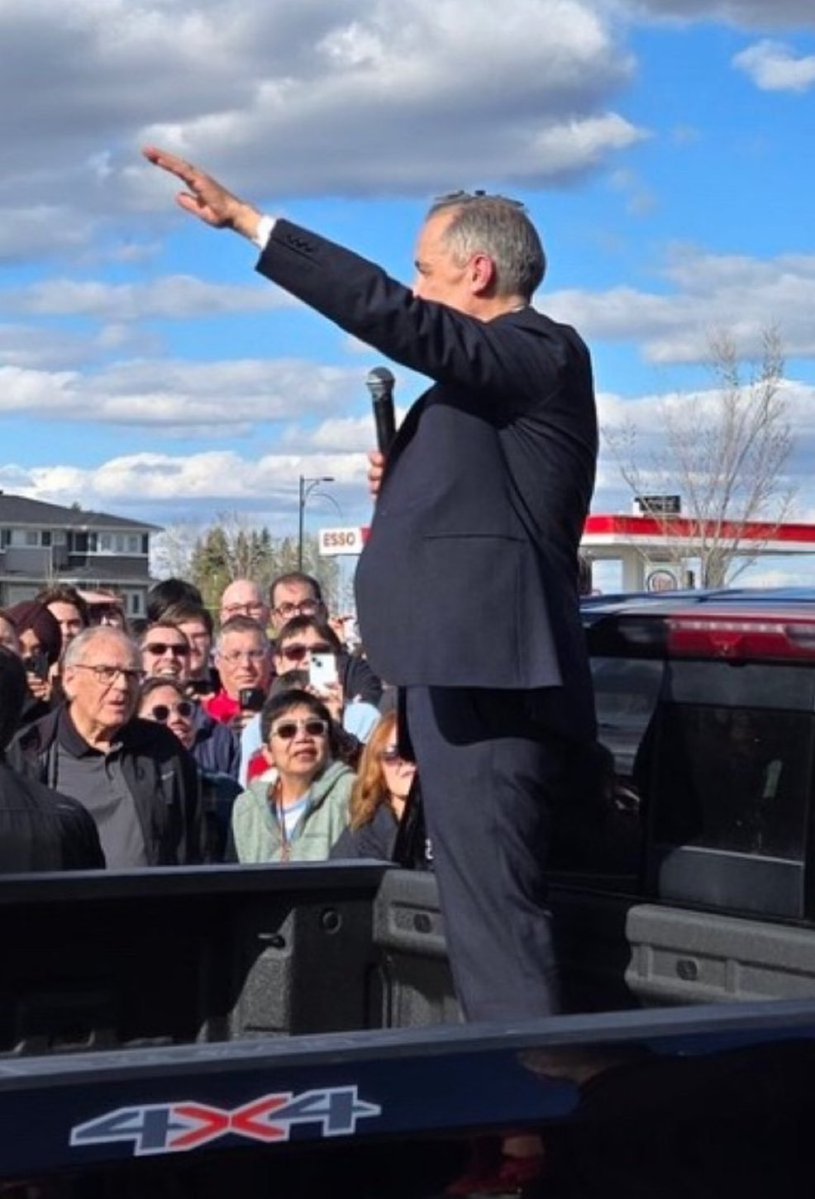 Mark Carney gave the Nazi salute.

Thinking the Canadian truck people would like it.