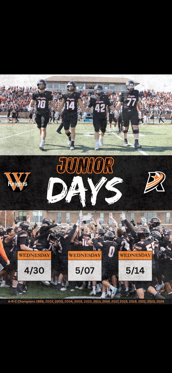 thank you to <a href="/winterc22/">Chris Winter</a> for the junior day invite, exited to come check it out. <a href="/WartburgFB/">Wartburg Football</a>