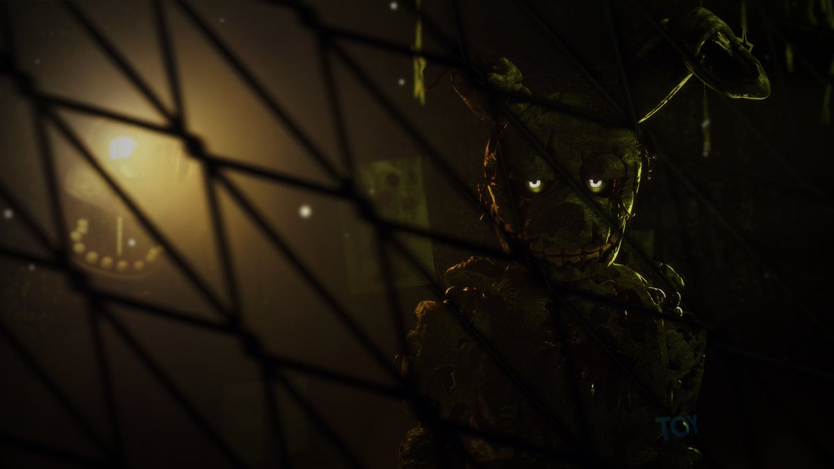 ToySFM1's tweet image. Springtrap render before bed

#FNAF #springtrap