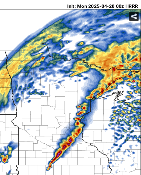 paulhuttnerwx's tweet photo. Unusually wide range of forecast model solutions tonight for 6 p.m. Monday. Have to wonder if cancelled weather balloon launches upstream of MN are having an impact on storm solutions? Critical to have the usual data feed. Models can't forecast what they can't see! 
#mnwx https://t.co/kDyGutoNxn