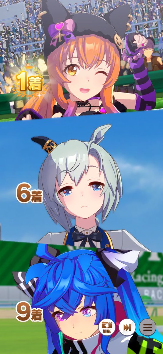 robo0806's tweet photo. にゃんにゃーん🐱
逃げ7でよく中盤からハナが取れたわ🙄
対ありでした😆 https://t.co/MgQn7E3Hnc