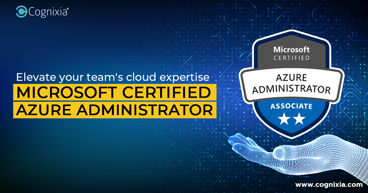 Cognixia's tweet image. Investing in your team to become Microsoft Certified Azure Administrators unlocks enhanced efficiency, streamlined ops, &amp;amp; greater innovation 

#MicrosoftAzure #Upskilling #AzureAdmin #DigitalTransformation #Cognixia #LearnwithCognixia #CorporateTraining #WorkforceTransformation