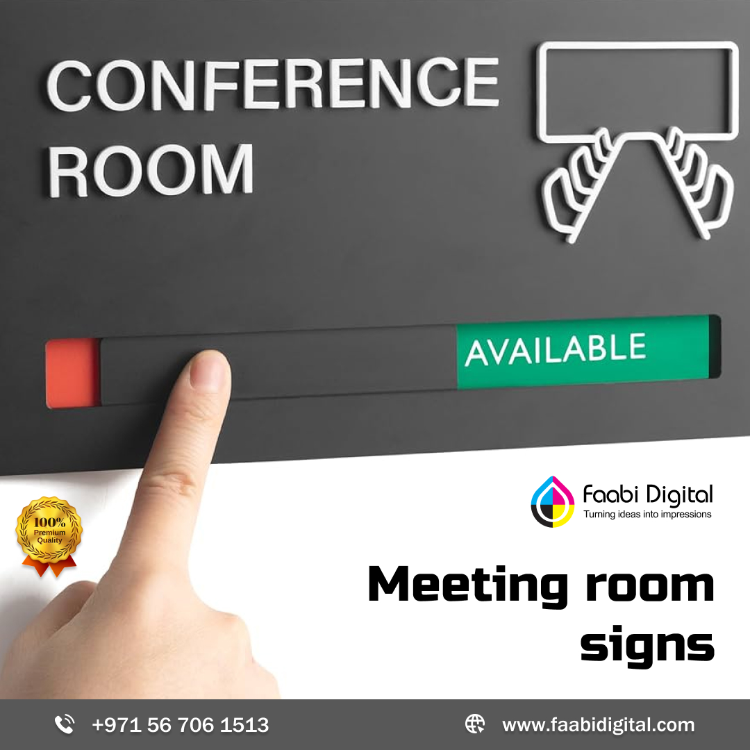 faabidigital's tweet photo. No more awkward interruptions! 🚪✅
Our sleek meeting room signs keep your workspace organized and distraction-free.
📞 Order now: +971 56 706 1513
🌐 https://t.co/J46zWjWor4
#OfficeSolutions #MeetingRoomSigns #FaabiDigital https://t.co/HqJpjSjJxK