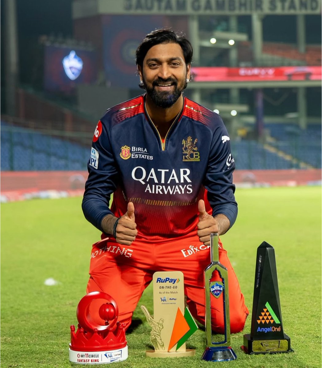 CricCrazyJohns's tweet photo. THE HERO OF RCB - KRUNAL PANDYA...!!! 🥶 https://t.co/wEBYkf7hTa
