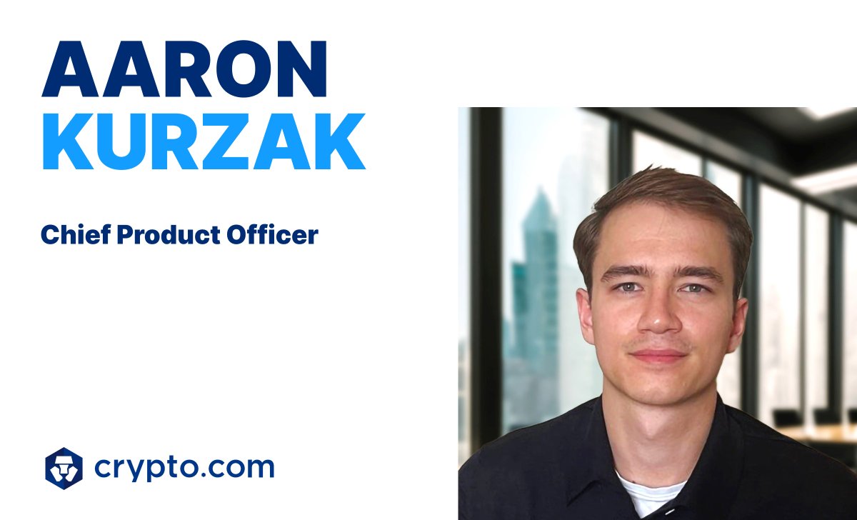 https://t.co/vCNztATkNg announced today the promotion of Aaron Kurzak to  Chief Product Officer. Since 2021, Aaron has been behind some of our  boldest product moves – from core trading products to derivatives to