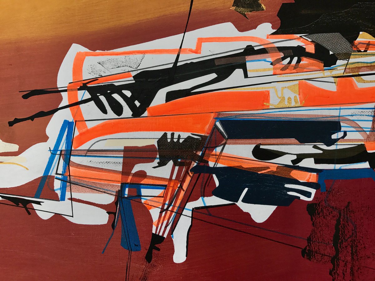 ACenter73177's tweet photo. James Wallace Harris: Apollo Atepomarus. (Detail) Acrylic on canvas 35.75" x 28.75" 2017. https://t.co/9FEbJiFgPe #spazio #aerospace #kunst #schilderij #peinture #futuristic #futurismo #futurism #exotictechnology #weltraum #cosmos #architecture #industrial #рисование  #建築 https://t.co/Pgza27GhBo