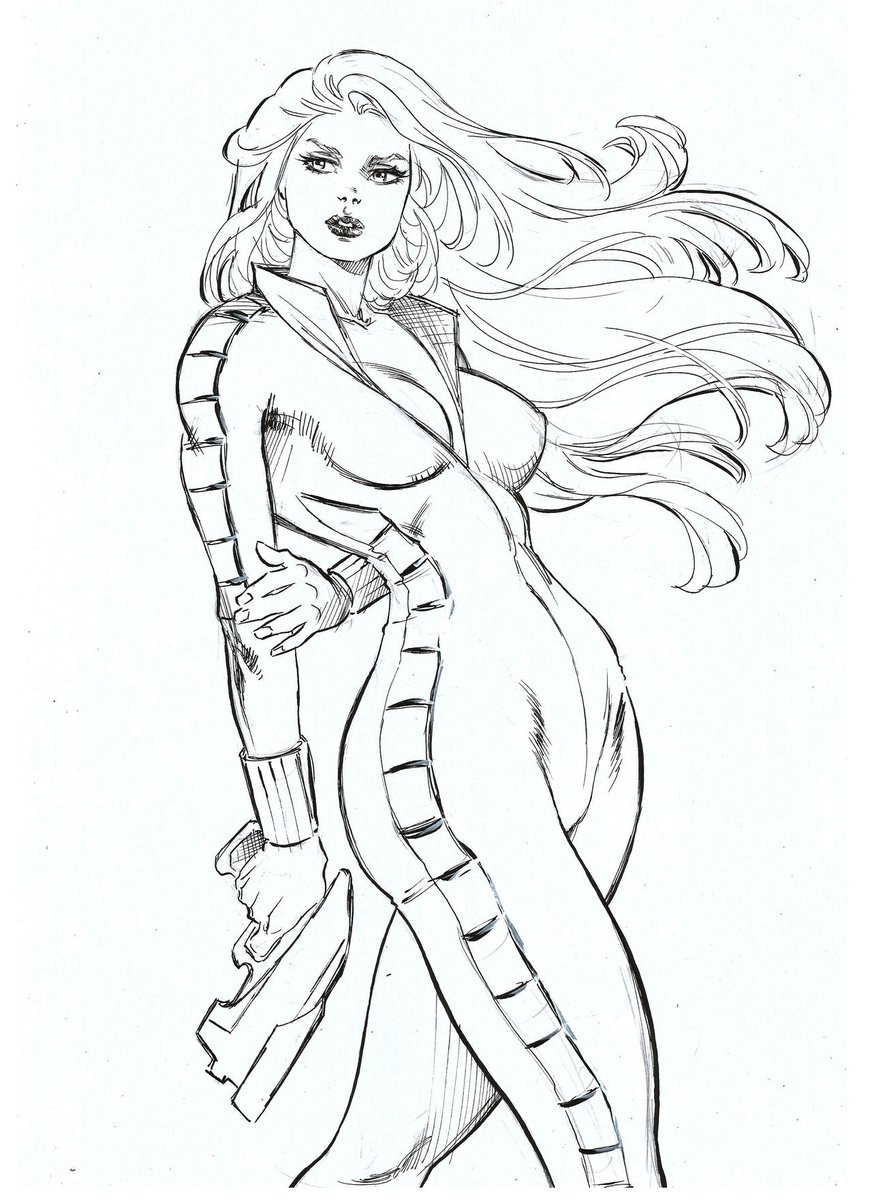 TG_inks's tweet image. Barbarella Digital Ink Exercise.
Pencils: @EricBlakeArt
Digital Ink: Me 😊