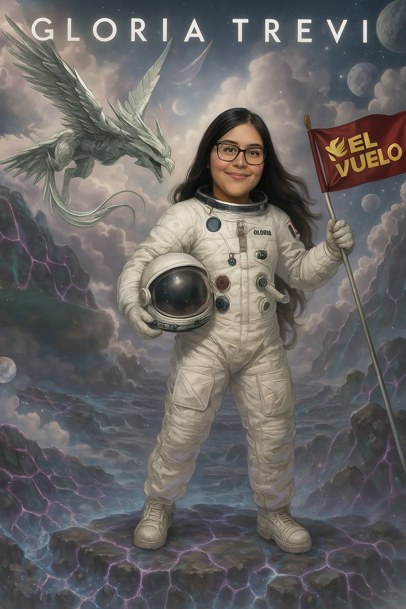Lista para despegar contigo 👩🏼‍🚀🚀 <a href="/GloriaTrevi/">GloriaTrevi</a> EL VUELO X GT