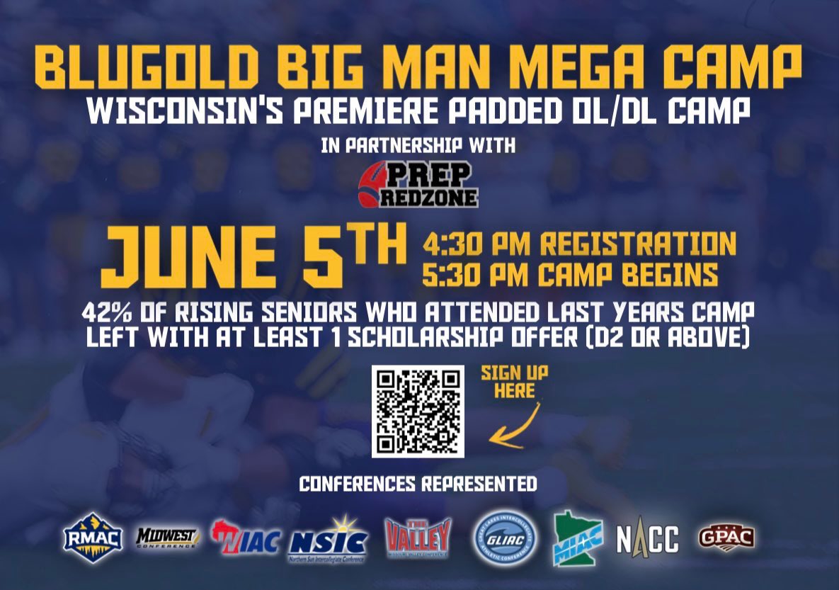 Thank you <a href="/CoachBobDunnJr/">Bob Dunn</a> for the Big Man camp invite. Excited to show what I can do!
