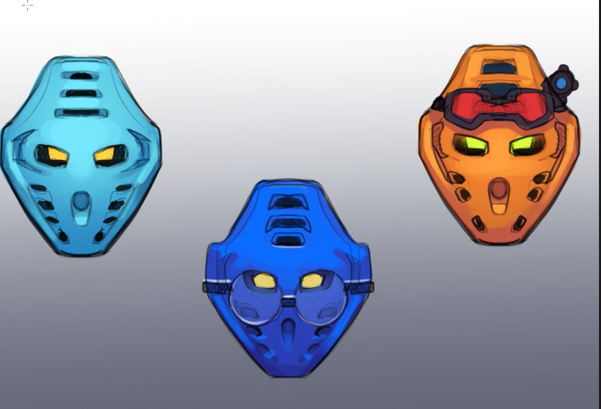 Adding more individuality to the powerless kanohis starting by pakari
#bionicle