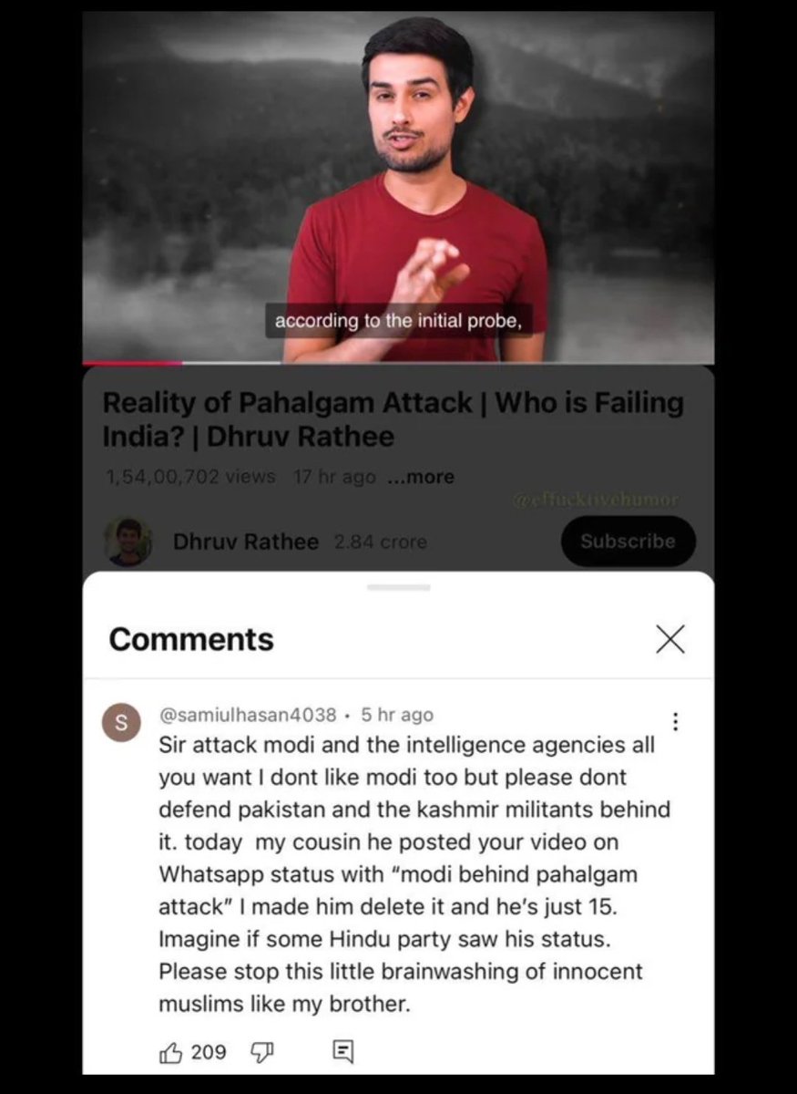 Niuu_d's tweet photo. Dhruv rathee is the biggest manipulator to be exist! https://t.co/bT7JBIyM0R