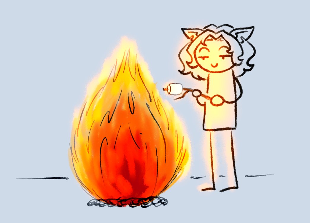 It's a good day for making smores...