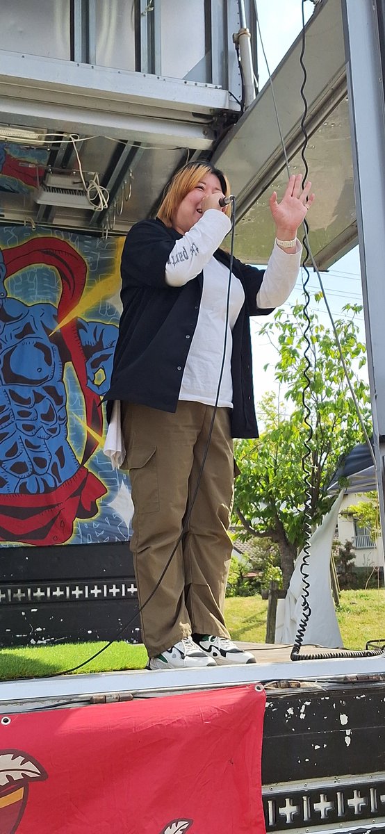 American0530's tweet photo. 2025.4.27
奥🎤
#島根県出雲市
#全肉祭 https://t.co/hRUHjlhaXu