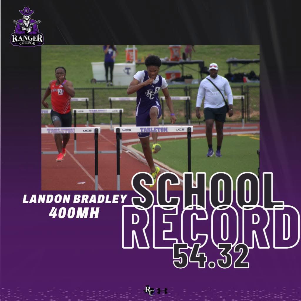 Coach S. Anderson, M.Ed. (@coachanderson_s) on Twitter photo Former <a href="/ConnallyFb/">Connally Football</a> Landon Bradley sets a record for Ranger JC. Way to represent!! #CTC #CougarVille #RecruitConnally Former <a href="/ConnallyFb/">Connally Football</a> Landon Bradley sets a record for Ranger JC. Way to represent!! #CTC #CougarVille #RecruitConnally