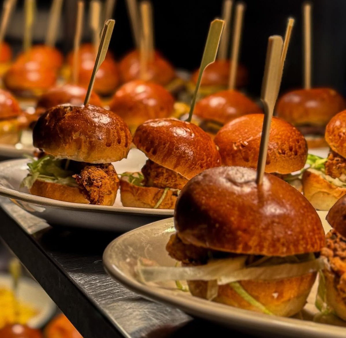 Got a party or even planned? 

We’ve a great selection of food and drink options available from succulent sliders to fantastic buffet options, we can cater for all sorts for functions!