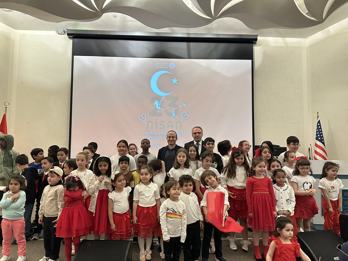 DCA, celebrated April 23 National Sovereignty &amp; Children’s Day with a program. The event began with the Turkish National Anthem &amp; a moment of silence, followed by speeches from DCA Chairman Assoc. Prof. Fatih Kanca and Fırat Sırma, Counselor of the Turkish Embassy in Washington