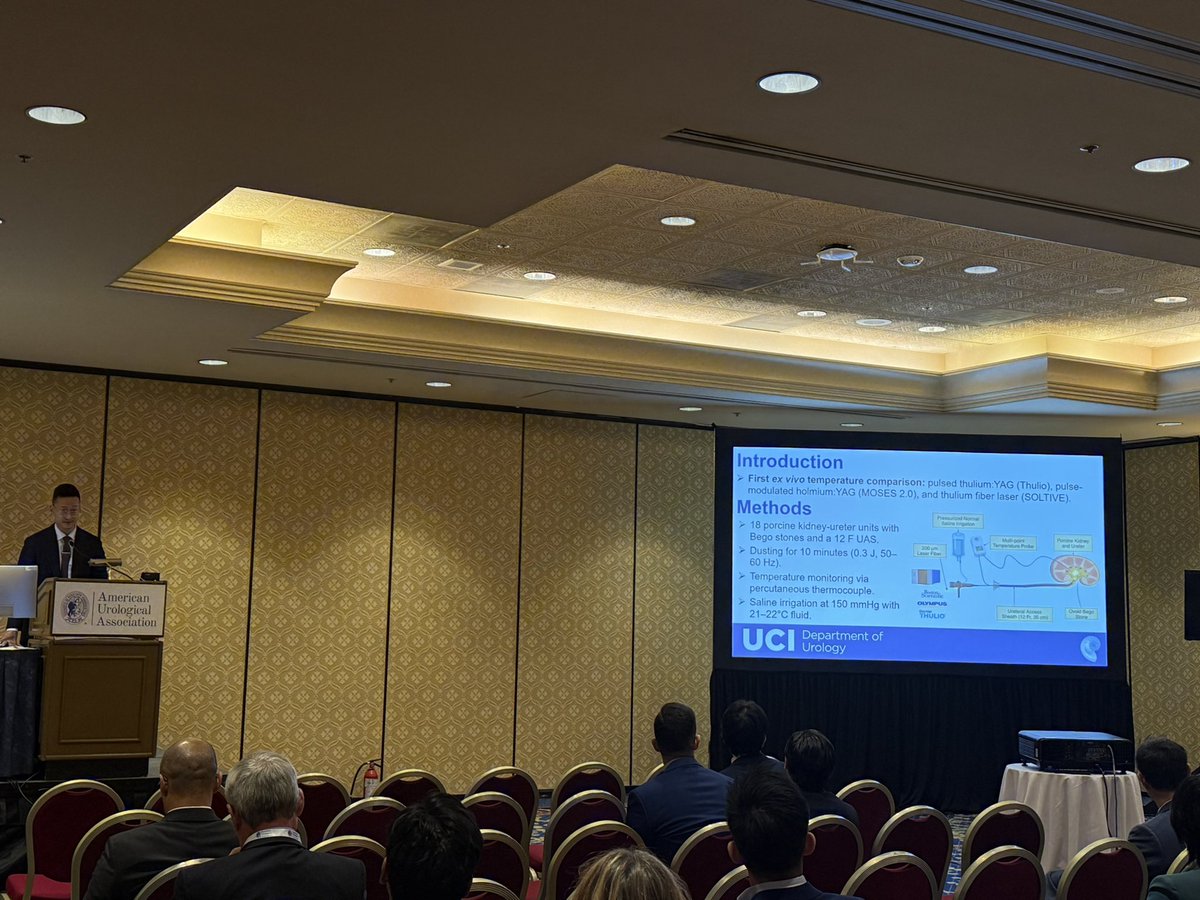 Roshan Patel, MD (@roshanpatel_md) on Twitter photo Bruce Gao <a href="/b_gao/">Bruce Gao</a> current superstar clinical fellow and new <a href="/UCI_Urology/">UCI Urology</a> faculty member presenting on temperature changes with thulium, thulio, and holmium platforms. <a href="/UCIKidneyStone/">UCI Kidney Stone Center</a> Bruce Gao <a href="/b_gao/">Bruce Gao</a> current superstar clinical fellow and new <a href="/UCI_Urology/">UCI Urology</a> faculty member presenting on temperature changes with thulium, thulio, and holmium platforms. <a href="/UCIKidneyStone/">UCI Kidney Stone Center</a>