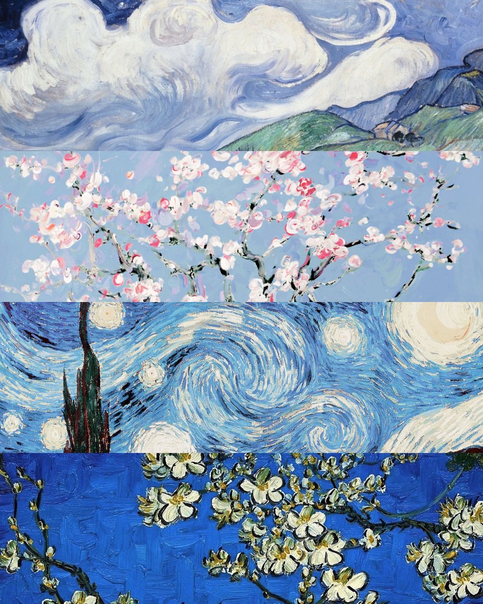 Thread on Vincent van Gogh's blues 🧵