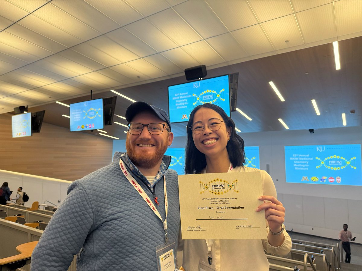 Spent a fantastic weekend at KU for the annual MIKIW conference. It was a blast showing the group where the magic all started. And we capped it off with Lisa Rusali bringing home the gold with an awesome oral presentation. #MIKIW2025 #noplacelikehome
