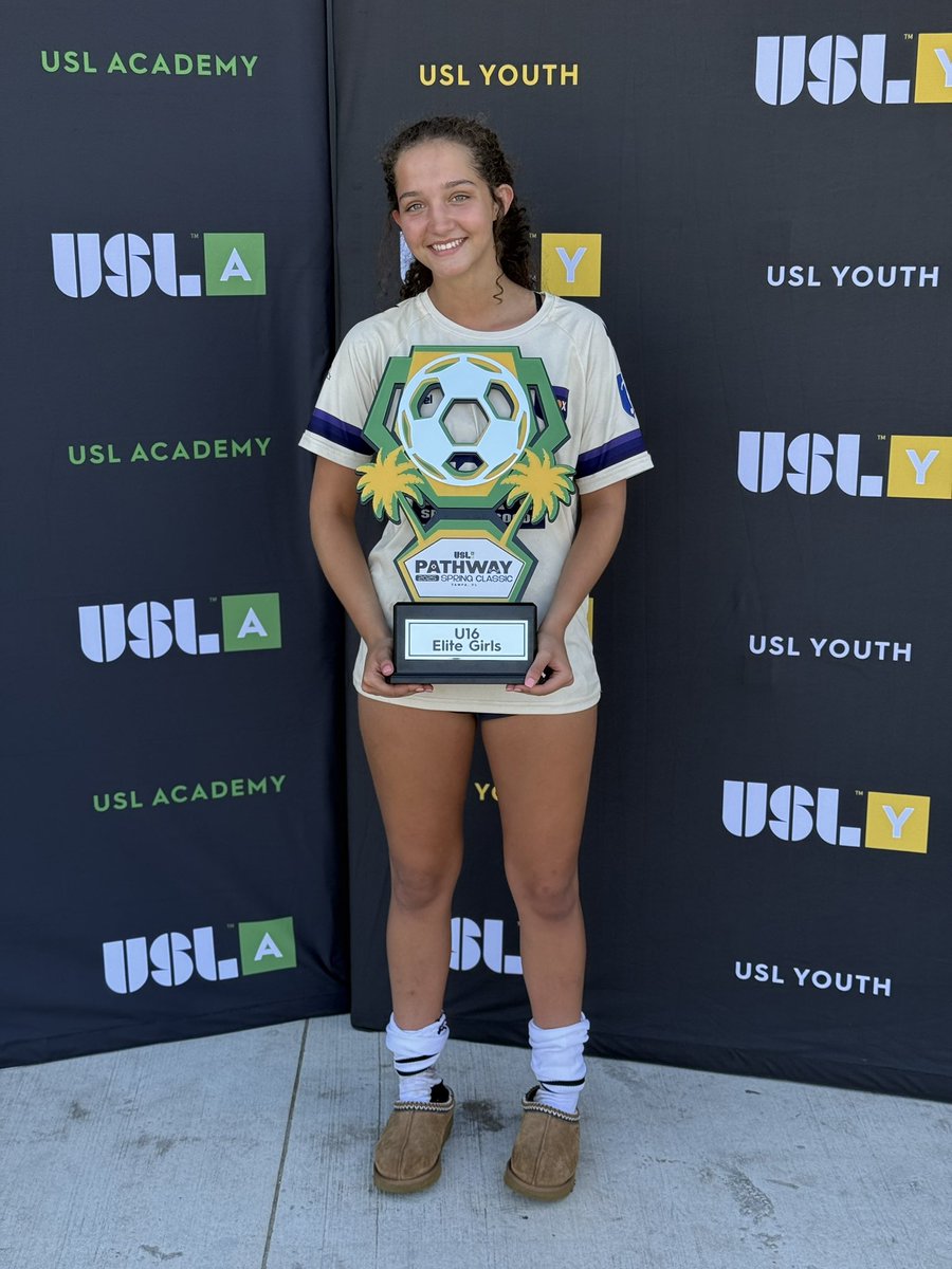 Thankful for the opportunity to play up with the OneKnox 2009 GA team this weekend at the <a href="/USL_Academy/">USL Academy</a> Pathway Classic in Tampa, FL. We went 4-0 on the weekend bringing home the hardware 🏆⚽️ <a href="/usl_youth/">USL Youth</a> <a href="/OneKnoxSC/">One Knoxville Sporting Club</a> <a href="/GAcademyLeague/">Girls Academy</a> <a href="/ImYouthSoccer/">ECNL/GA/Recruiting/College Soccer</a> <a href="/ImCollegeSoccer/">College Soccer Truth ™</a> <a href="/PrepSoccer/">Prep Soccer ⚽️</a>