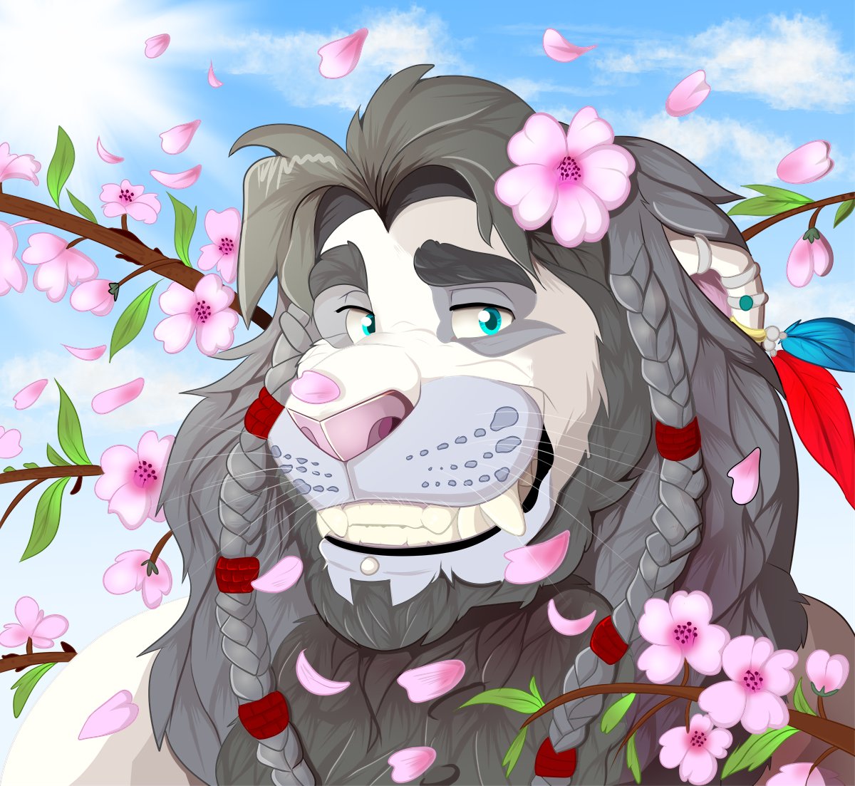 HavickLion's tweet image. 🌿spring is back again, I&apos;m going to change to this icon I made in 2022, I need to make a new one soon for spring