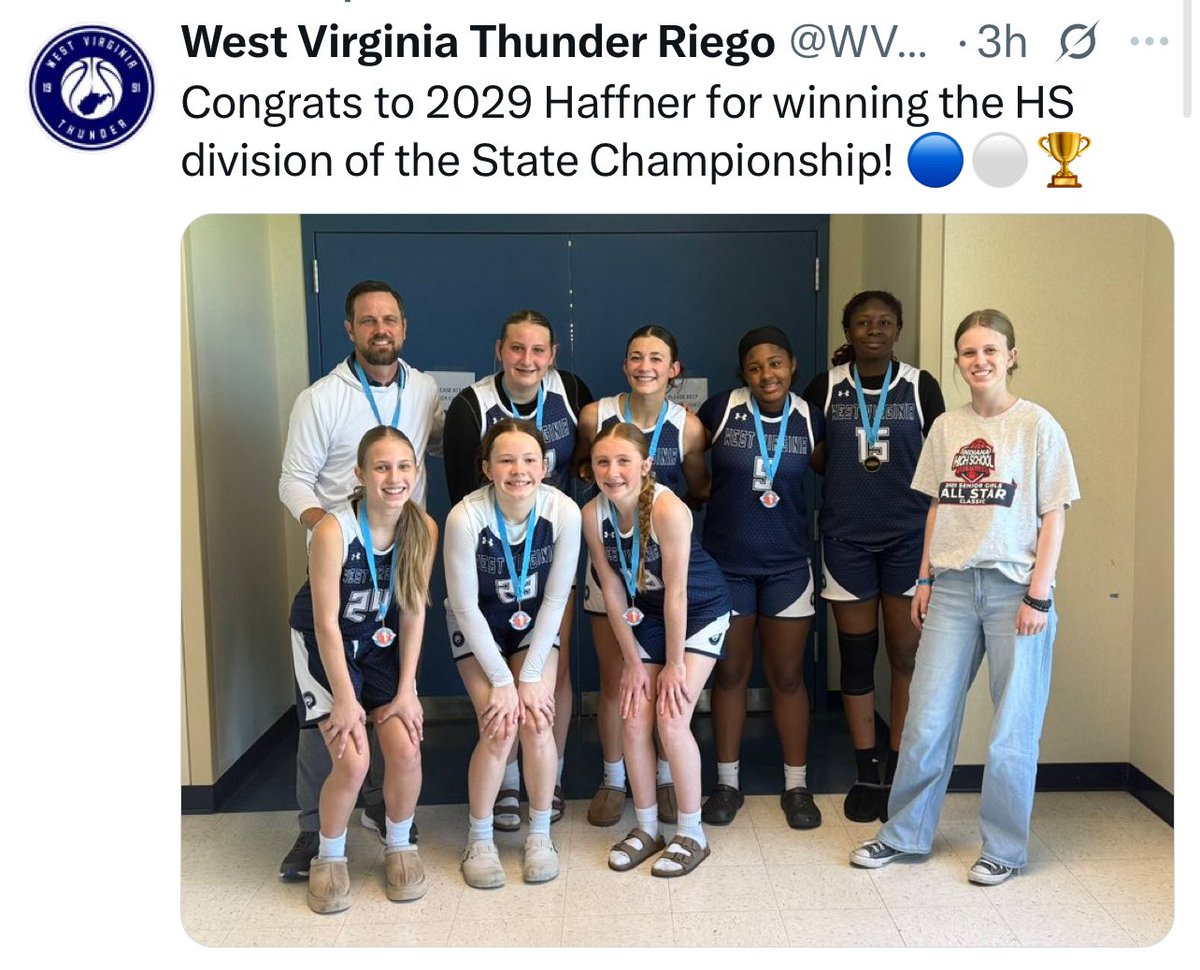 Brandon Clay Showcases (@bclayshowcases) on Twitter photo Brandon Clay Sunday Workouts
Powered x @brandonclaypsb
“Best Evals & Marketing in 🏀.”
🗓️ May 4
📍 Indy
“In 49 states, it’s just basketball.”
Becca Cooley won a 🏆 & locked in for 1:30 pm.
Watch List
<a href="/Bella_Ramsey3/">Bella Ramsey</a>
<a href="/EllaBurl2028/">Ella Burleson</a>
<a href="/averyelijah_12/">avery elijah</a>
JOIN peachstatebasketball.com/brandon-clay-s… Brandon Clay Sunday Workouts
Powered x @brandonclaypsb
“Best Evals & Marketing in 🏀.”
🗓️ May 4
📍 Indy
“In 49 states, it’s just basketball.”
Becca Cooley won a 🏆 & locked in for 1:30 pm.
Watch List
<a href="/Bella_Ramsey3/">Bella Ramsey</a>
<a href="/EllaBurl2028/">Ella Burleson</a>
<a href="/averyelijah_12/">avery elijah</a>
JOIN peachstatebasketball.com/brandon-clay-s…