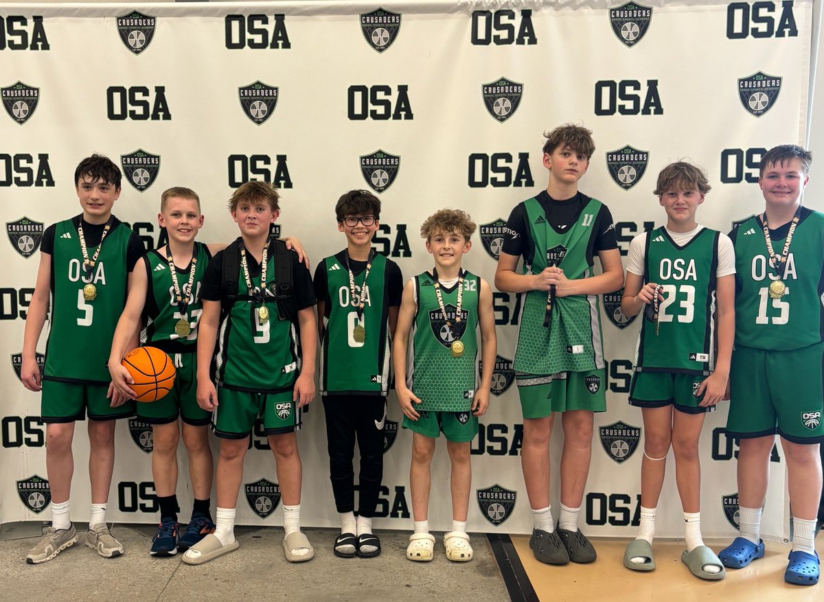 CHAMPIONS! 🥇

OSA 6th Elite Yosten/Jones brings home first place up in 7th grade! Awesome weekend for this group playing up a grade. #OSAHoops