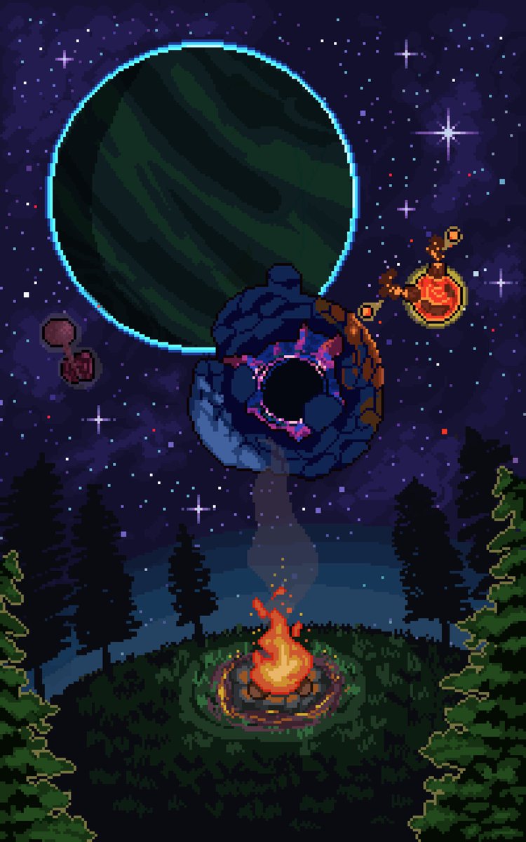 outer wilds ☄️

#pixelart