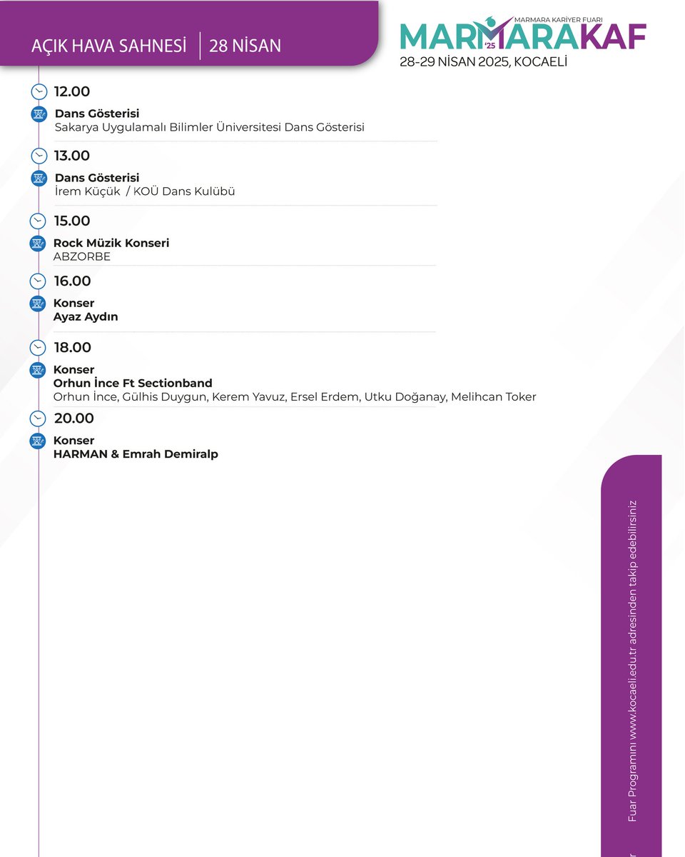 Avrupa'nın En Büyük Kariyer Fuarı Kocaeli Kongre Merkezi’nde seni bekliyor 💫

#marmarakaf

<a href="/kocaelivaliligi/">TC Kocaeli Valiliği</a>
<a href="/kocaelibld/">Kocaeli Büyükşehir</a>
<a href="/Marmarakaf/">Marmara Kariyer Fuarı</a>
<a href="/kagemkou/">Kou Kagem</a>