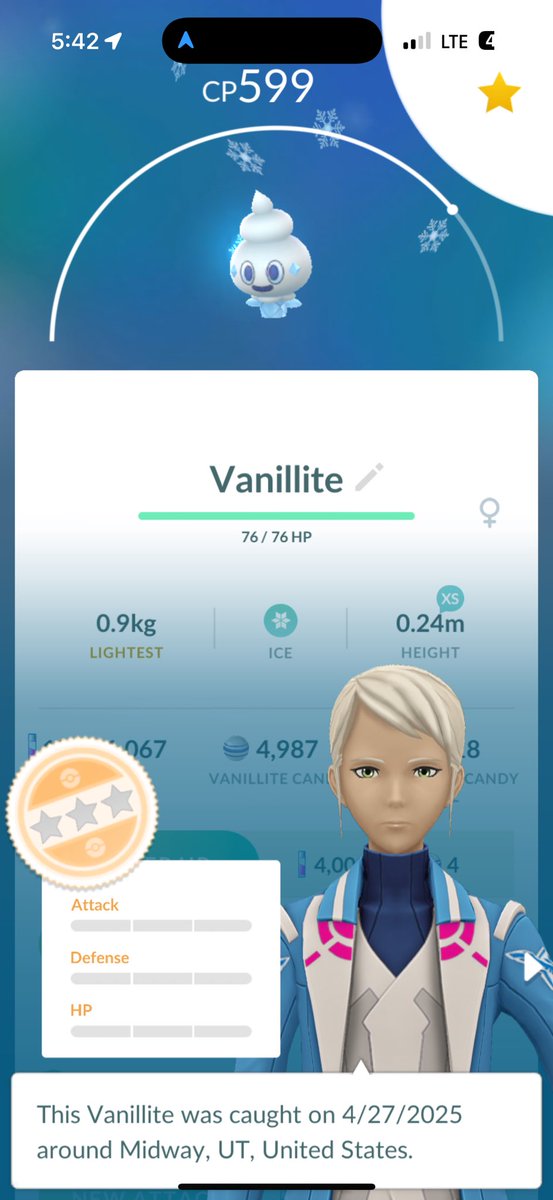 GoProCraig's tweet image. Chill comm days always bring the best luck! Hundo, Nundo and 14 beautiful shiny! 💯✨🍦 #Vanillite #hundo #nundo #shiny #communityday #vanillish #PokemomGO #hike #adventure