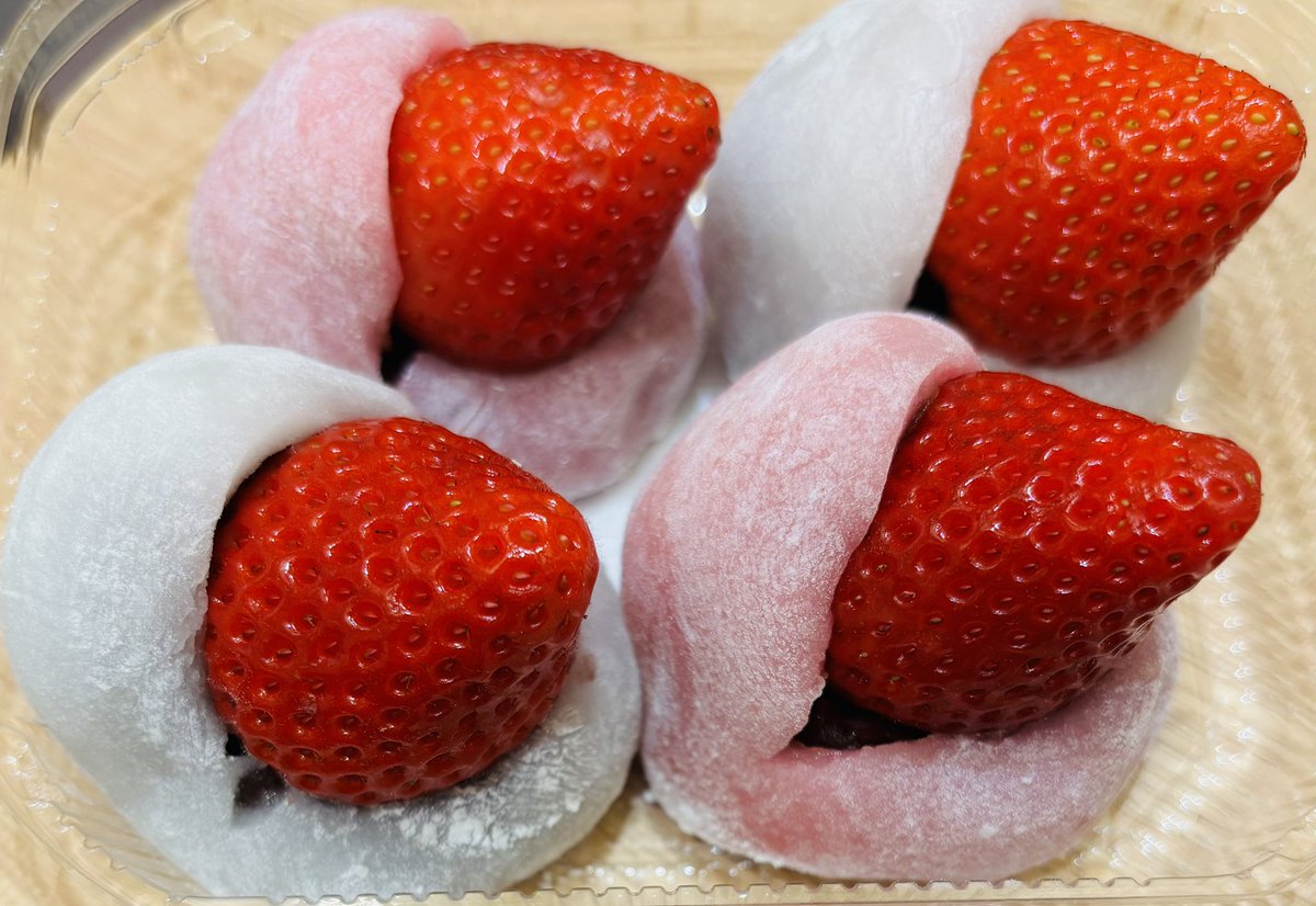 #口福堂 の苺大福がめちゃくちゃ美味しかった件
