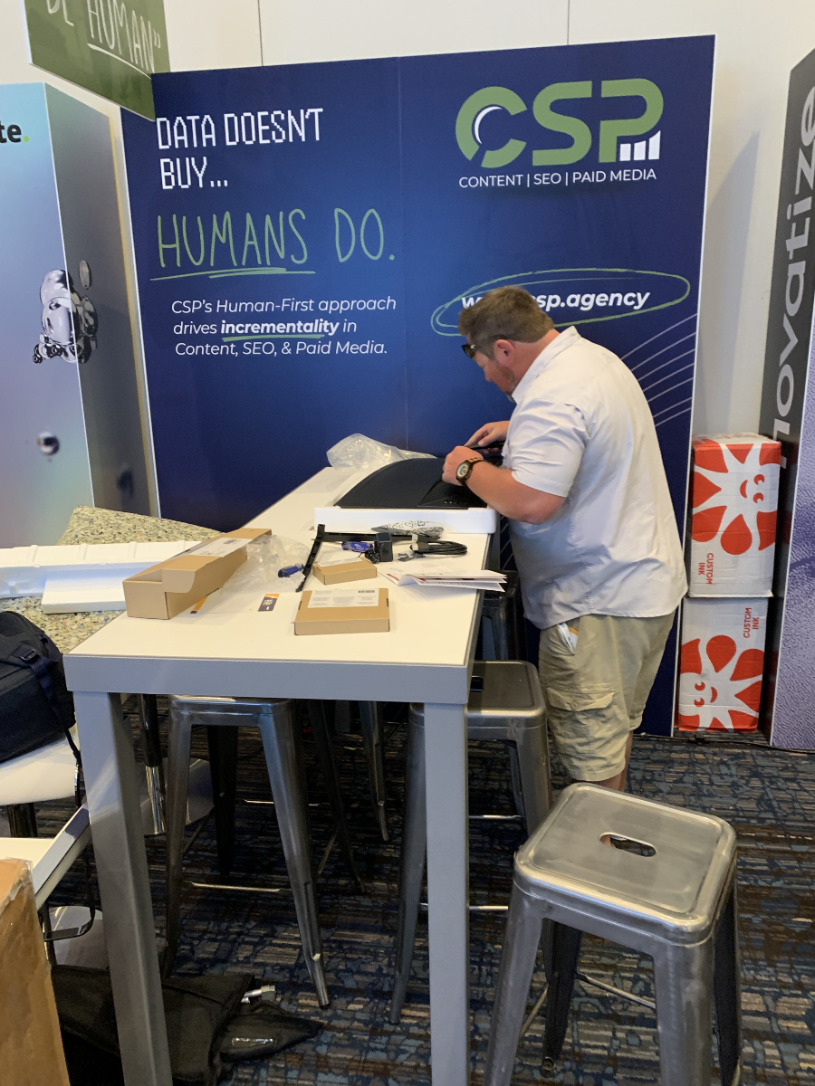 CSP_Agency's tweet photo. We’re here in Chicago getting set up for B2B Online!

Find us tomorrow at Table T32 — stop by and say hi. We’re excited to connect, talk B2B strategies, and help you level up your digital growth!

#B2BOnline #B2BMarketing #SEO #DigitalStrategy #ChicagoEvents https://t.co/ap4KD3ttmA
