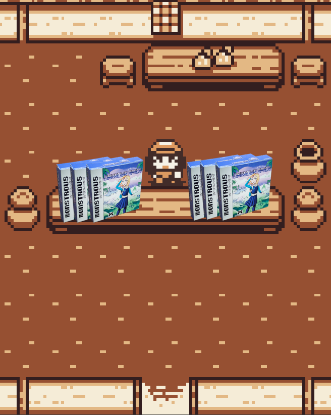 MonstrousEnt's tweet photo. Cool news everyone! We are now being sold in stores at the Deck Box in Halifax and Cooper's Cabin in Truro!
#retrogaming #indiegame #gameboycolor #gameboy #physicalgames #gbstudio #handheldgaming https://t.co/WgGN2P2Cse