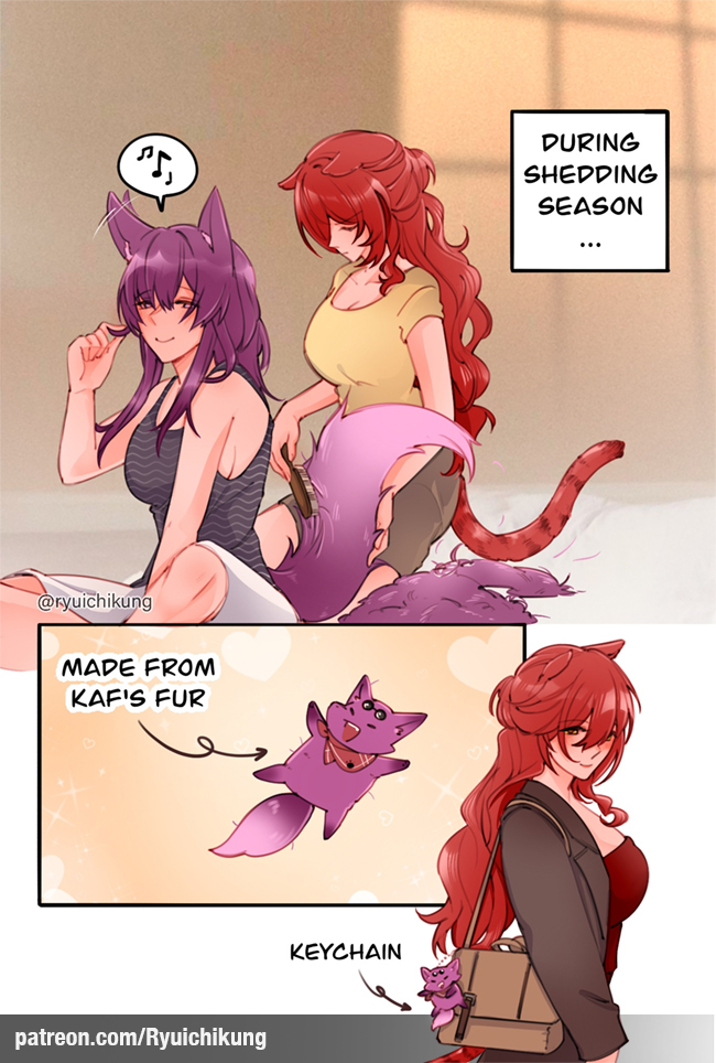 Fluffy #Kafhime to kick off your week right!💖